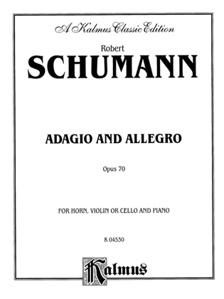 Book cover for Schumann: Adagio and Allegro, Op. 70