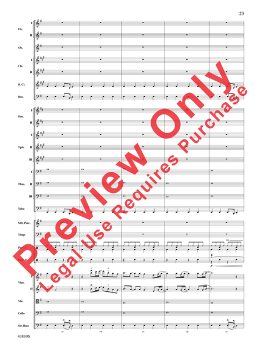 Rocky Broadway Full Orchestra scores gallery preview page 24