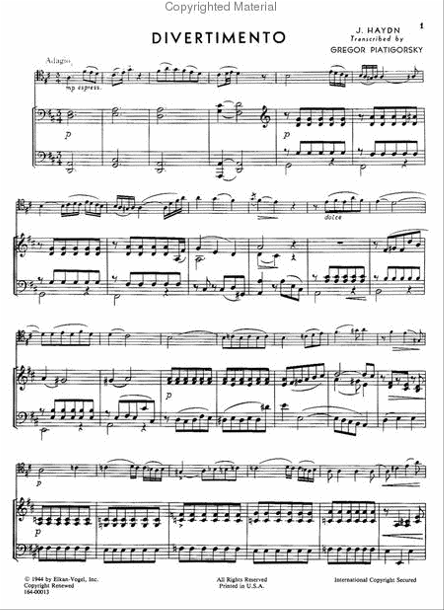 Divertimento Chamber Music scores gallery preview page 2