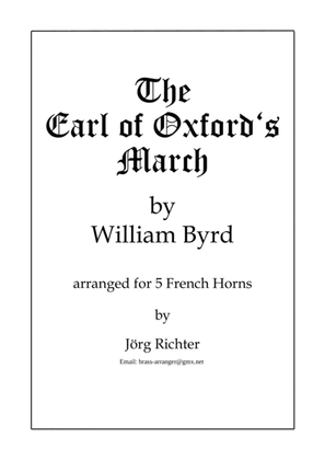Book cover for The Earl of Oxford's March for Horn Quintet
