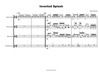 Inverted Splash (Drumline Cadence)