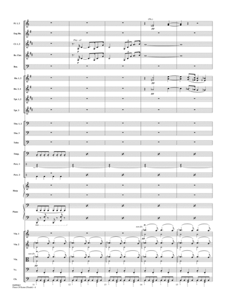 The Pines of Rome (Finale) (arr. Stephen Bulla) - Full Score