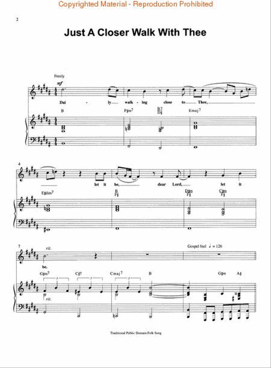 Bart Millard - Hymned No. 1 Piano, Vocal scores gallery preview page 2