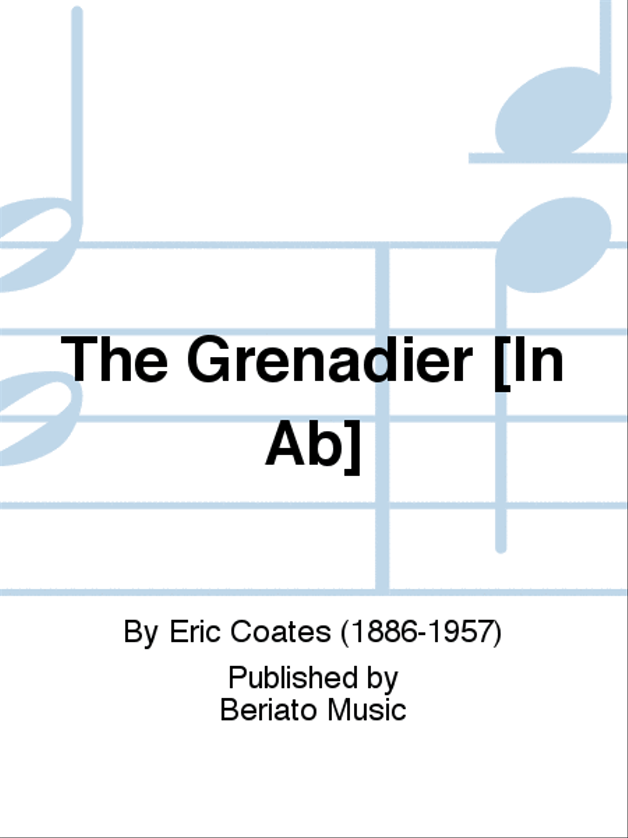 The Grenadier [In Ab] Piano, Vocal, Guitar scores gallery preview page 1