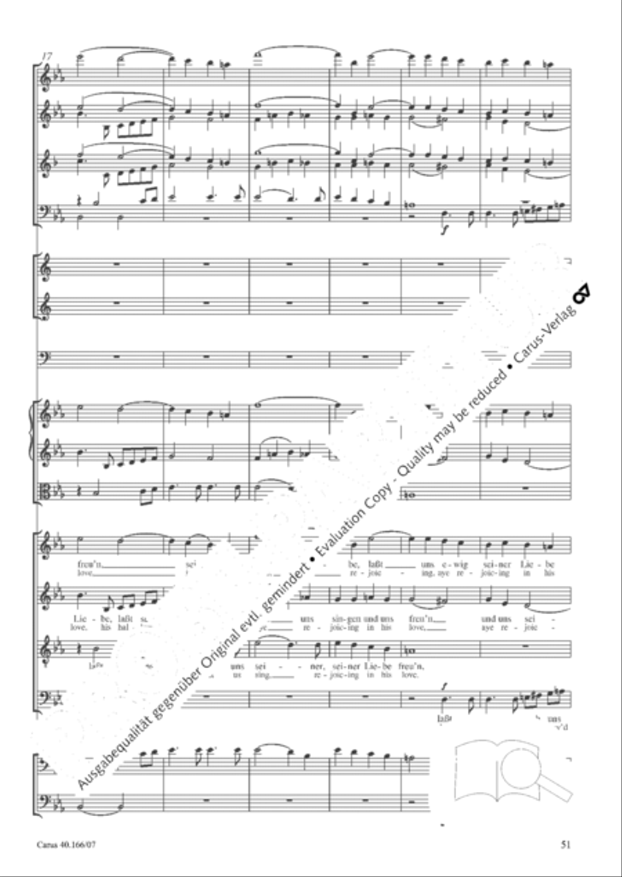Hymn; Three sacred songs; fugue (Hymne; Drei geistliche Lieder und Fuge) Orchestra scores gallery preview page 52