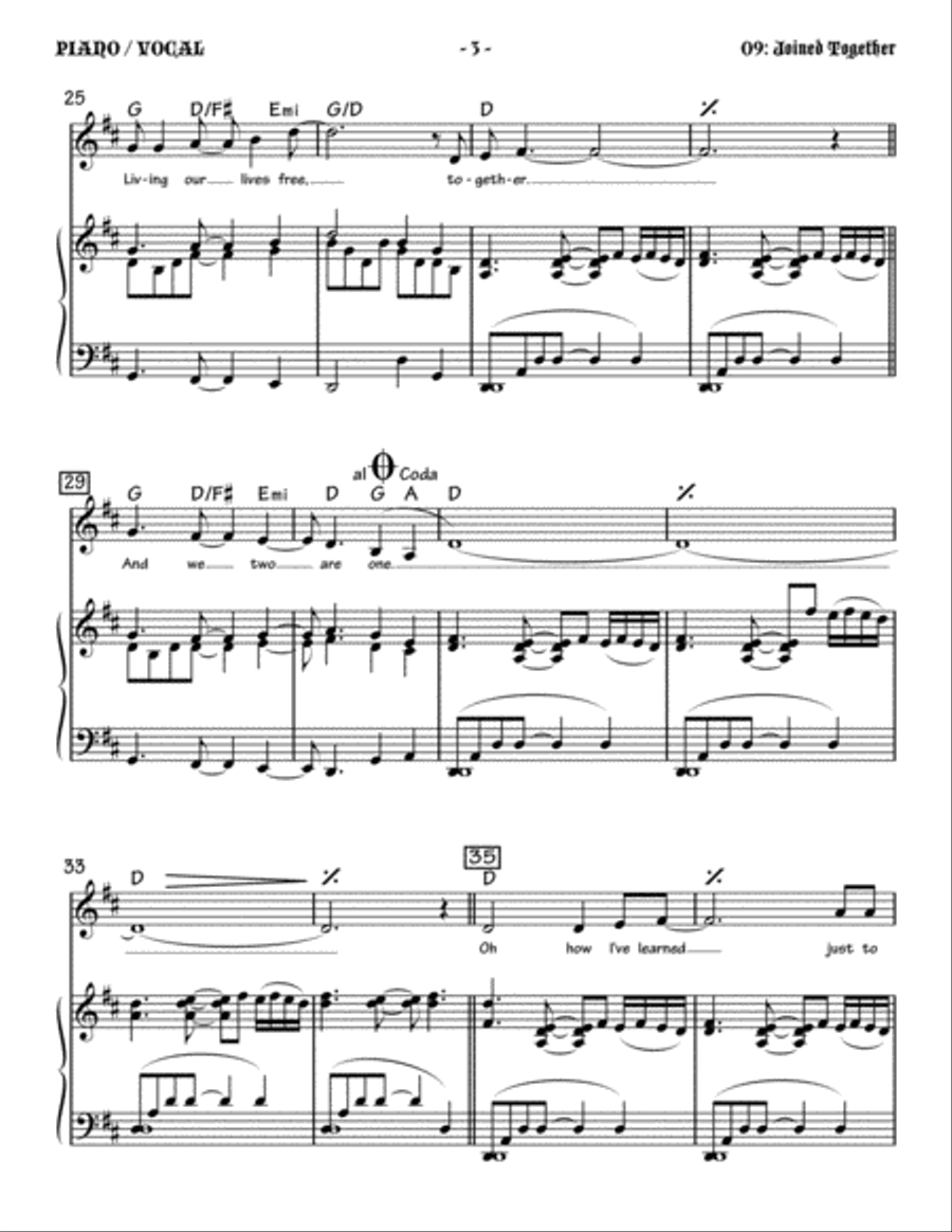 Joined Together Joined Together Small Ensemble scores gallery preview page 3