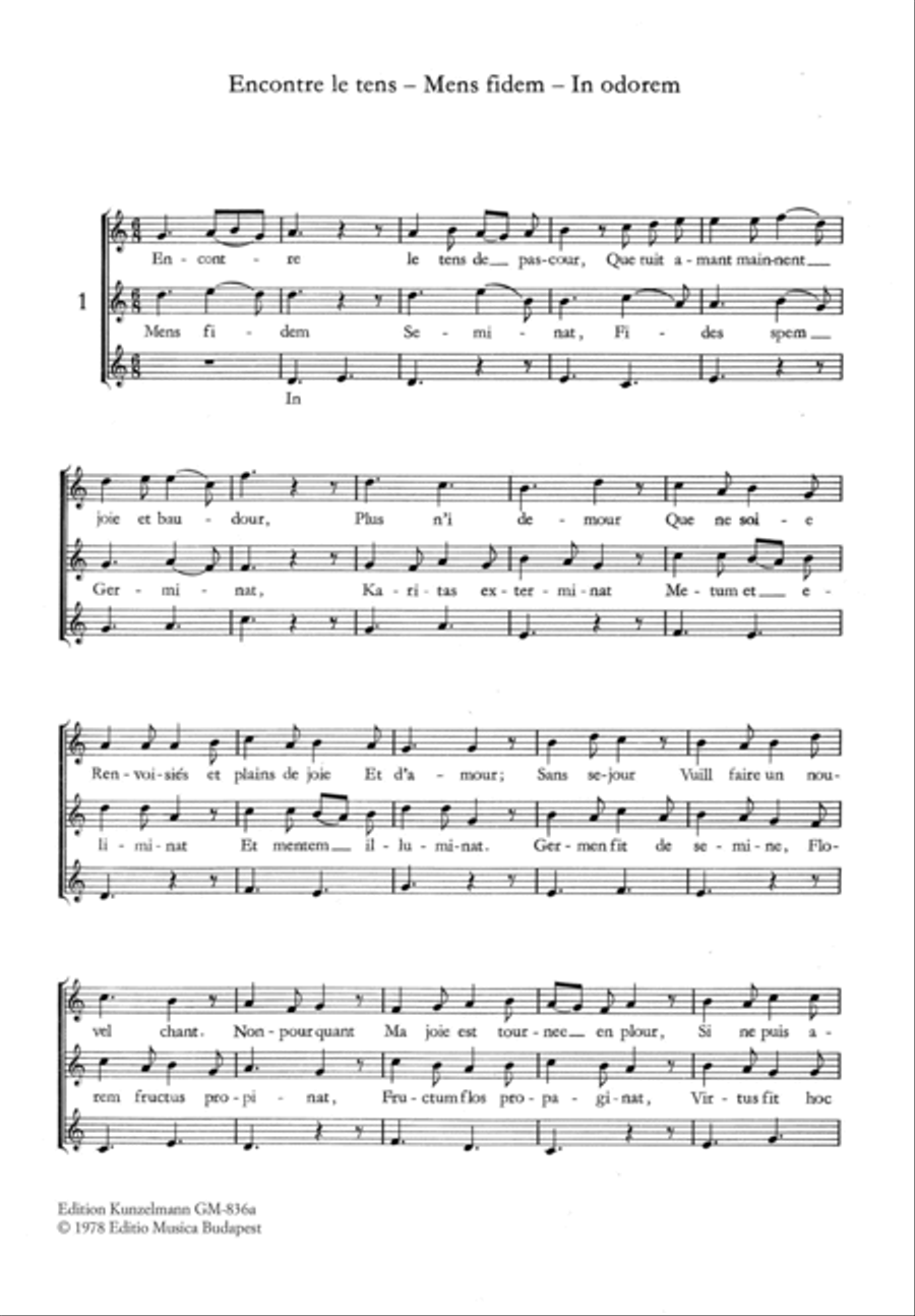 Motets from the 13th century, Volume 1 Choir scores gallery preview page 2