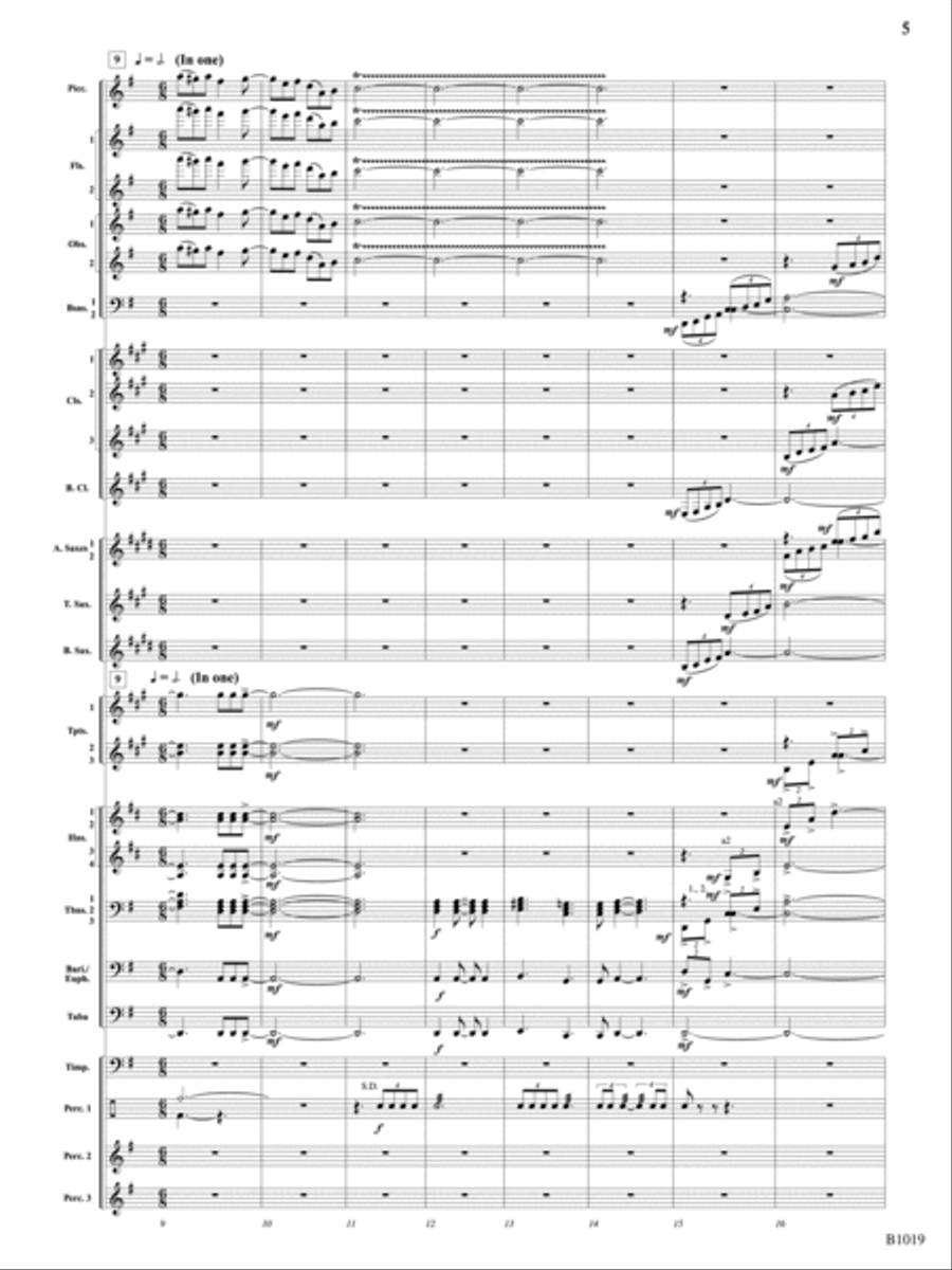 Of Emperors and Chariots: Score Concert Band scores gallery preview page 5