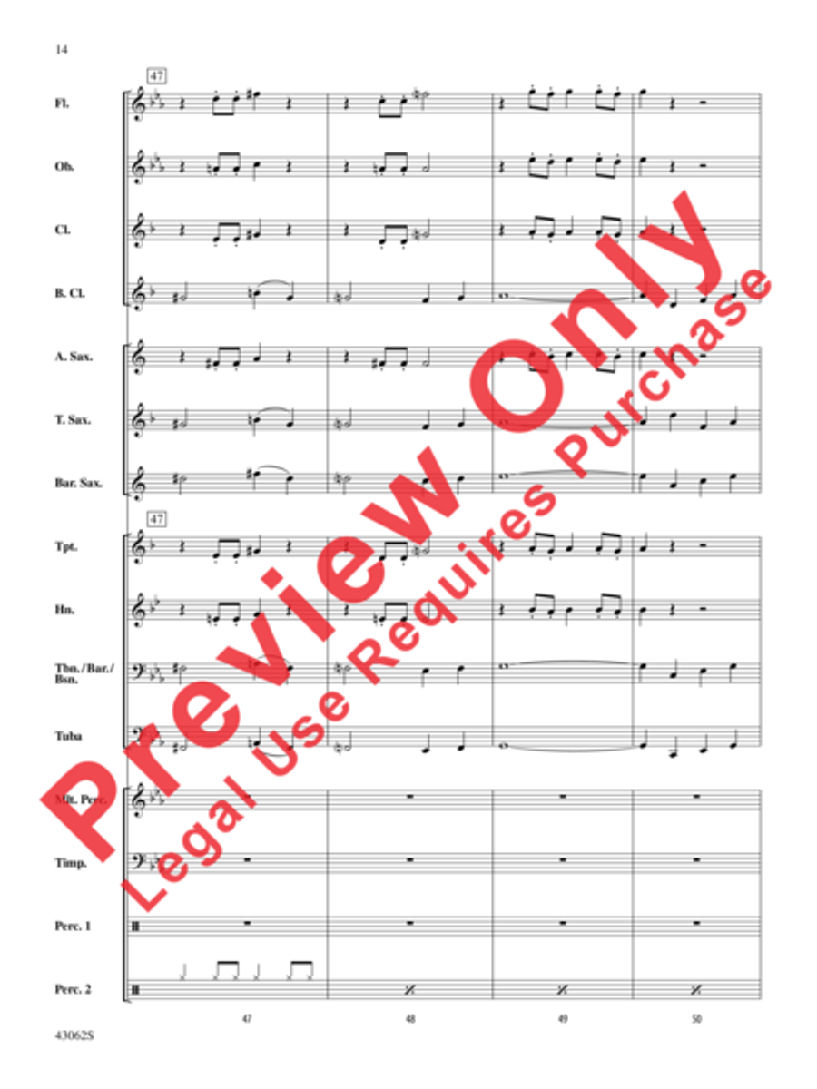 Planet X Concert Band scores gallery preview page 15