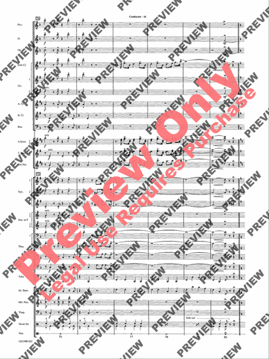 In the Miller Mood Concert Band scores gallery preview page 19