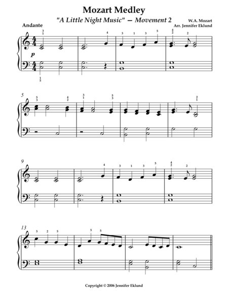 Fun Classical Themes, Volume 3 (5-song packet for later beginners) image number null