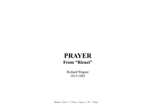 Book cover for PRAYER - From Rienzi - R. Wagner - For Organ