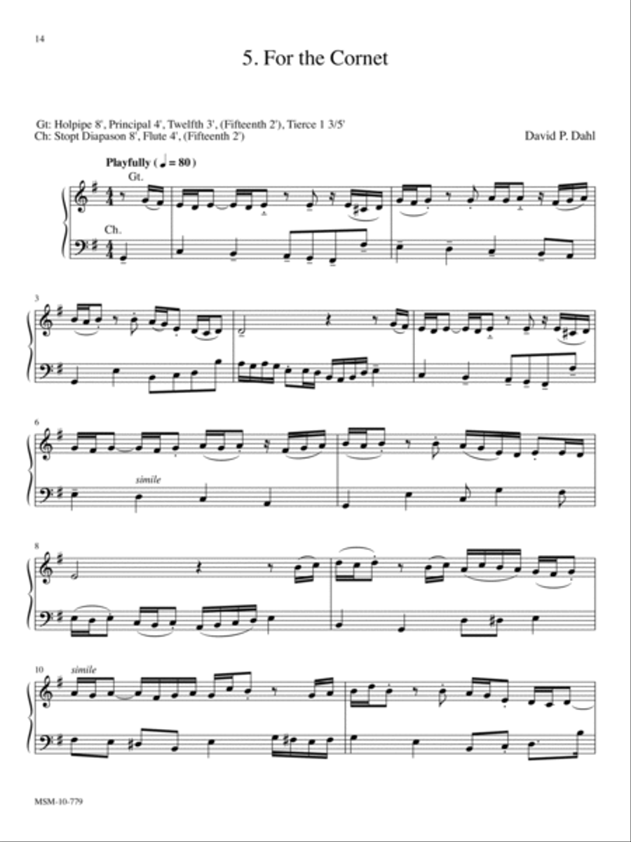 A Kingsfold Suite Organ scores gallery preview page 7