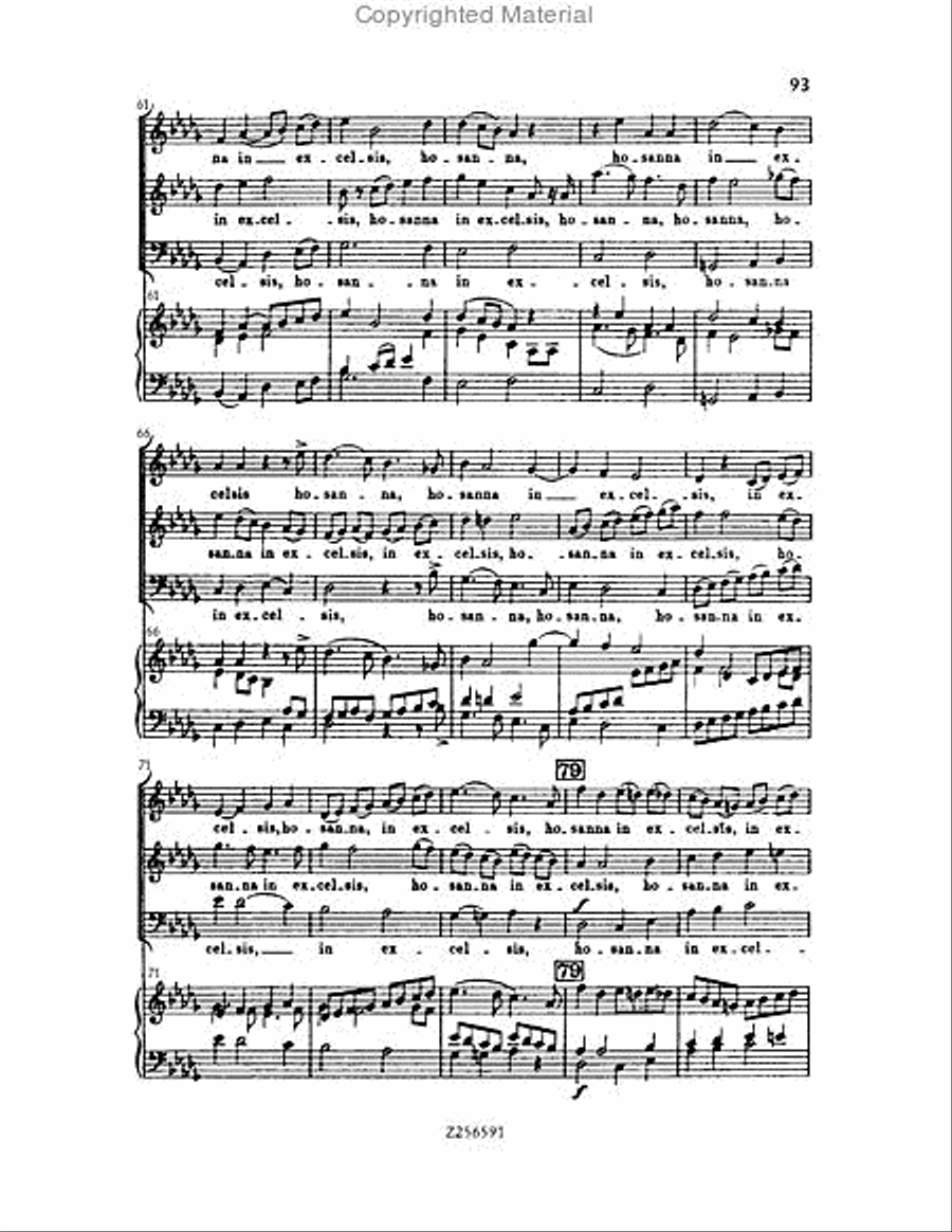 Grande Messe du Morts, H 75 Choir scores gallery preview page 93