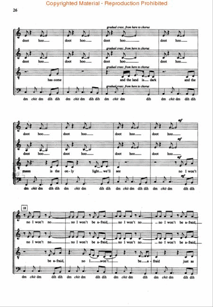 Contemporary A Cappella Songbook – Vol. 2 (Collection) 4-Part scores gallery preview page 4