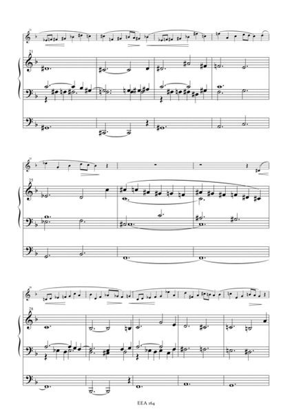 Prière á Notre Dame from "Suite gothique" op.25 - Version in F & G - arrangement for trumpet & organ