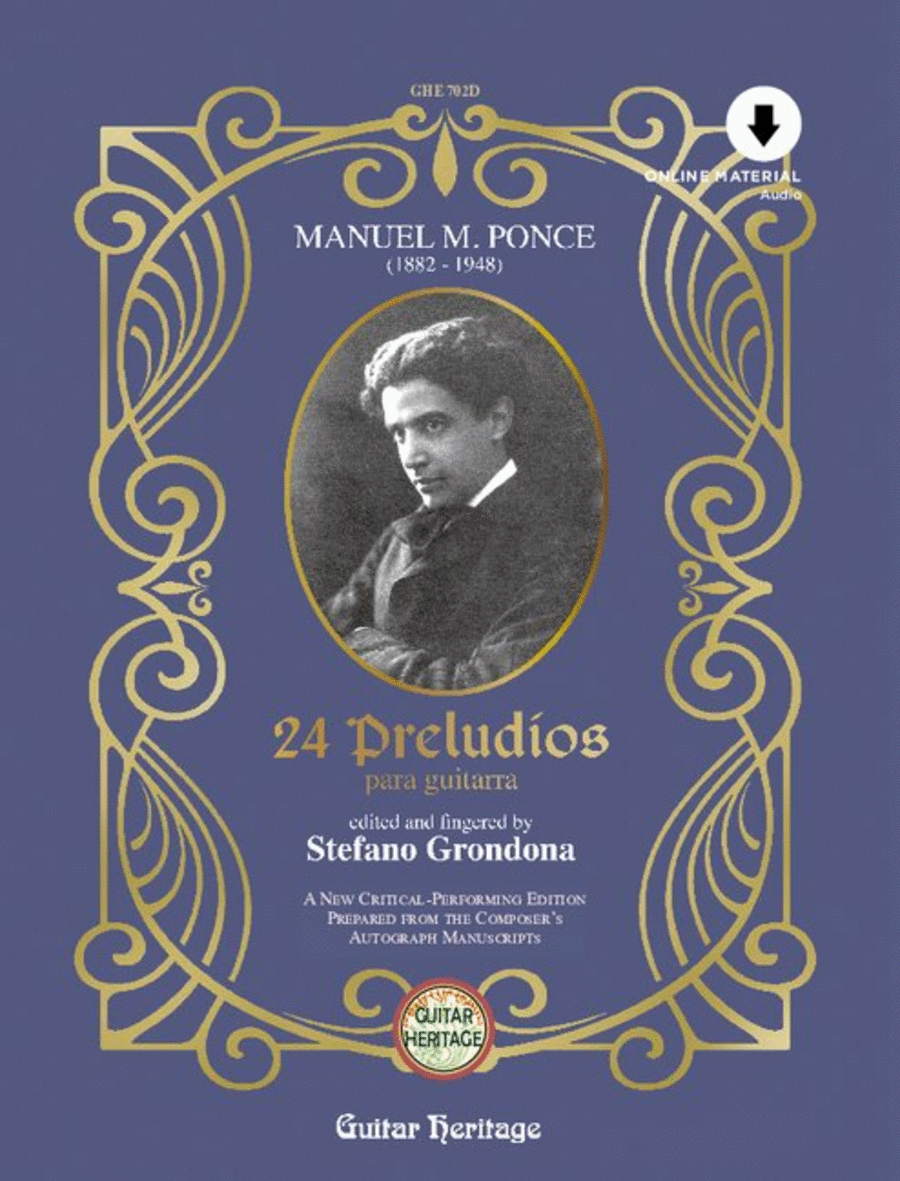 24 Preludios para guitarra Classical Guitar scores gallery preview page 1