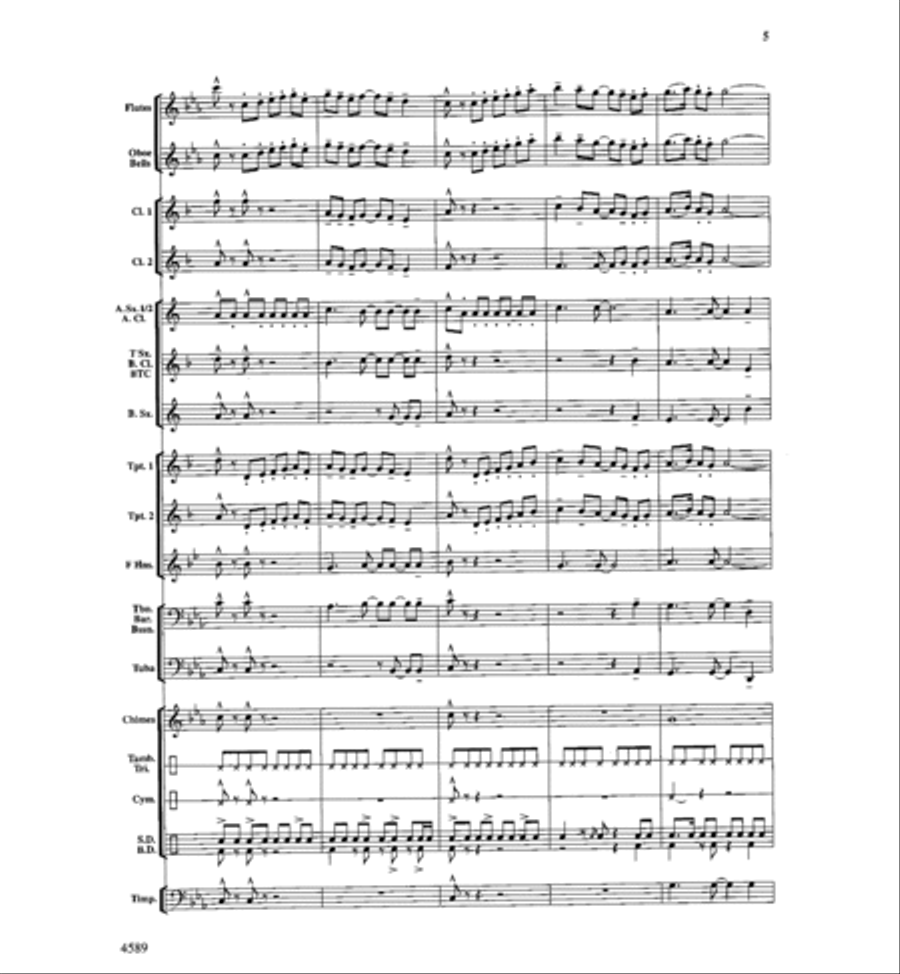 Copper Mountain Legend Concert Band scores gallery preview page 6