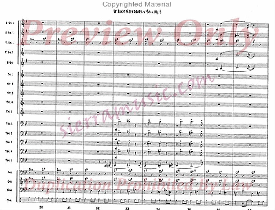 It Ain't Necessarily So Jazz Ensemble scores gallery preview page 6