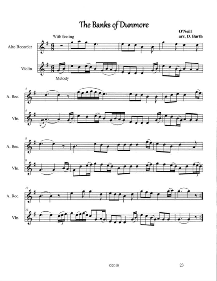 Streams and Shores (10 Duos) Set of Parts scores gallery preview page 5