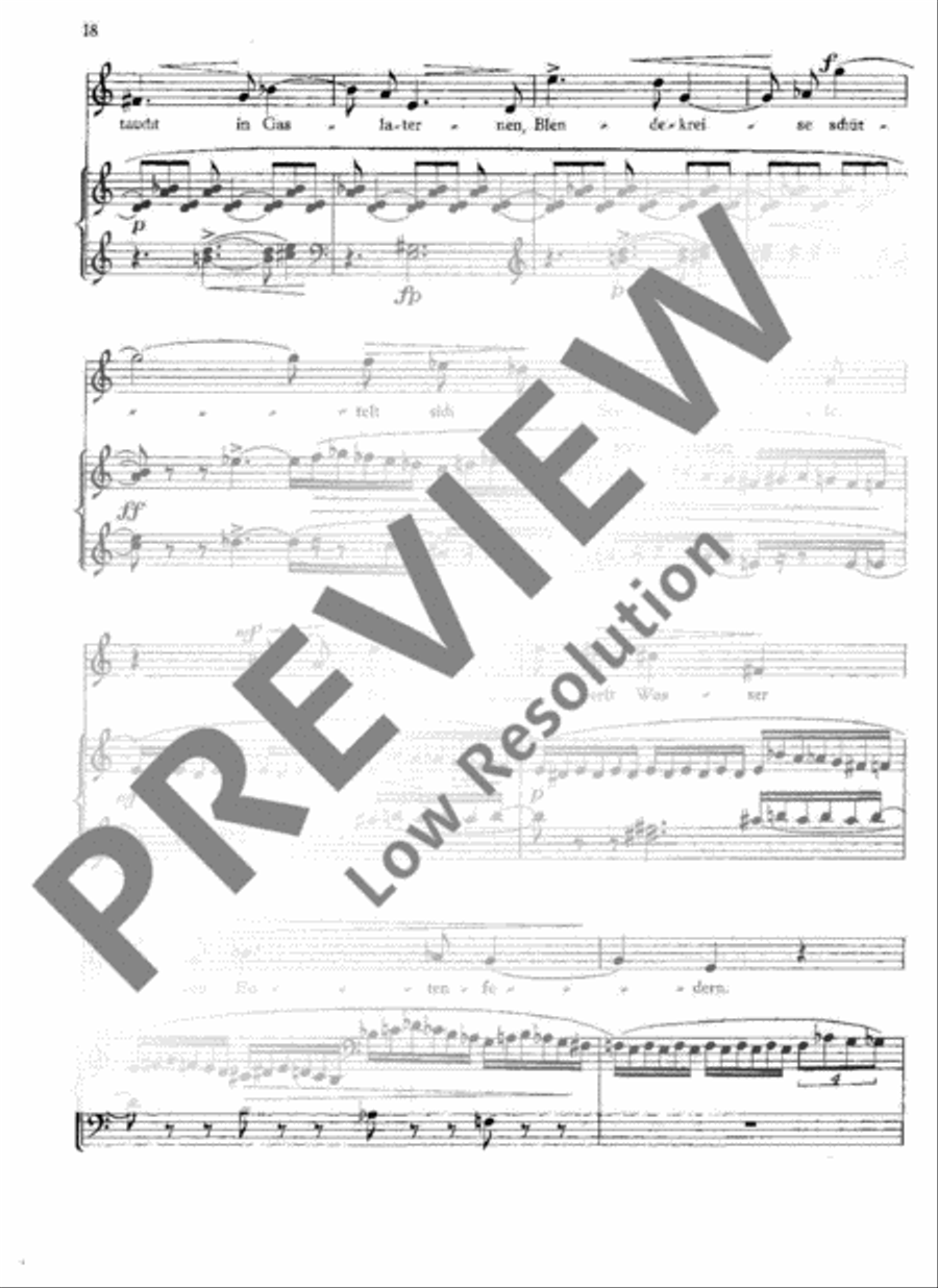 Songs with piano Soprano Voice scores gallery preview page 19