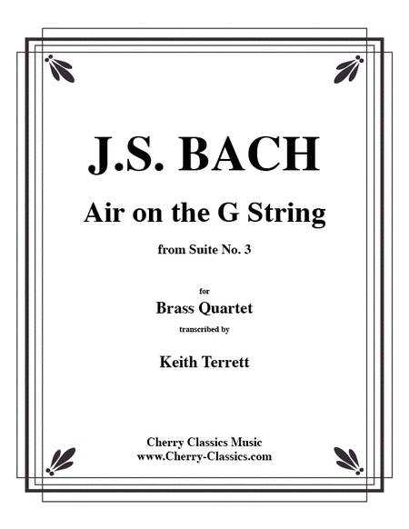 Air on the G String for Brass Quartet image number null