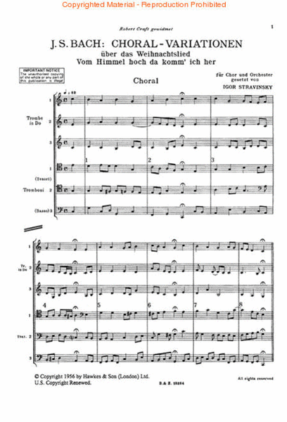 Choral-Variationen (Chorale Variations)