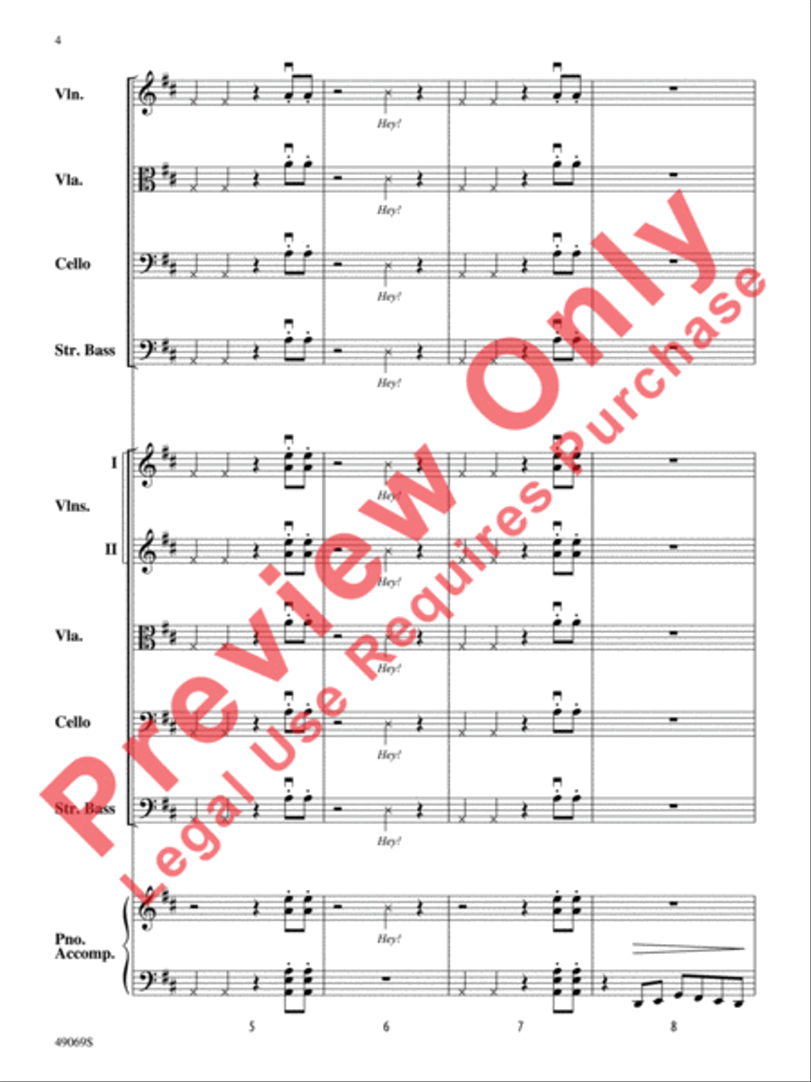 Hunters of Avatar String Orchestra scores gallery preview page 5