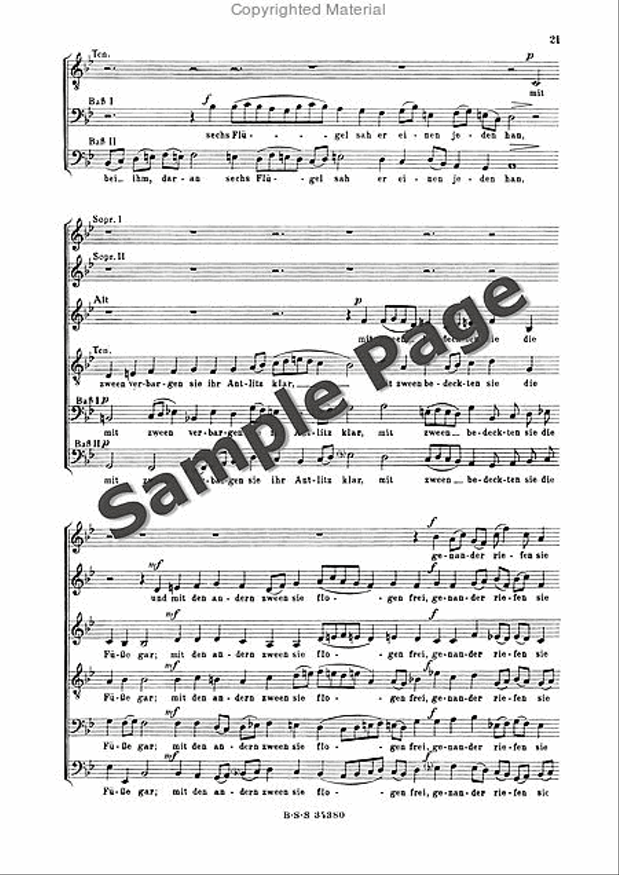 Liedmesse Choral Score SSATB scores gallery preview page 22