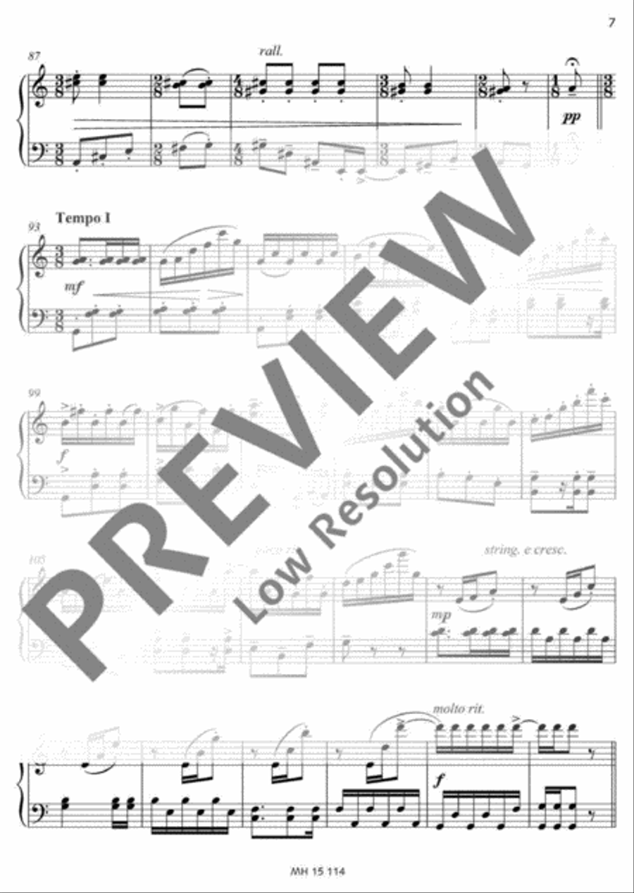 Frühlings-Partita Accordion scores gallery preview page 8