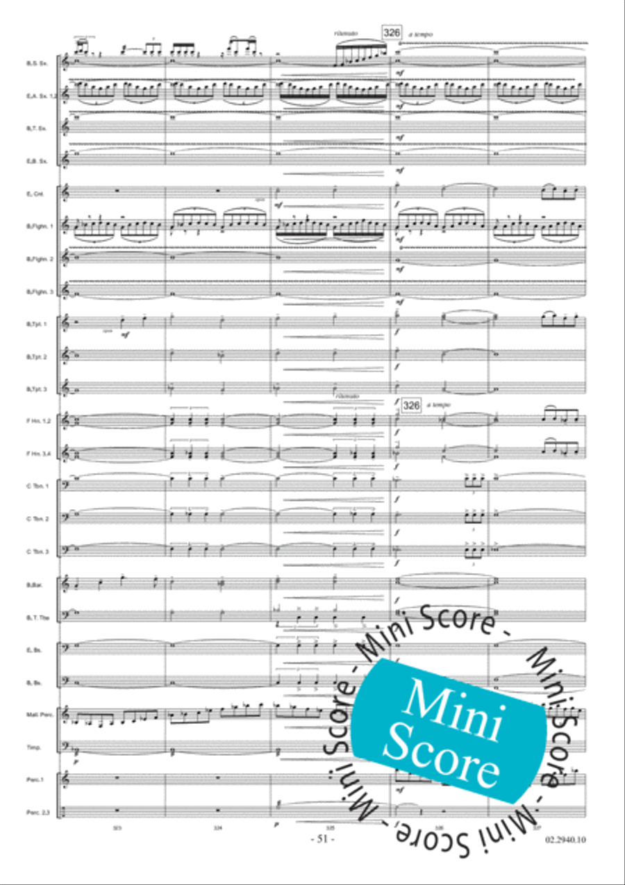 Aurora Fanfare Band scores gallery preview page 57