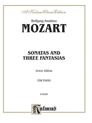 Book cover for Sonatas & Three Fantasias