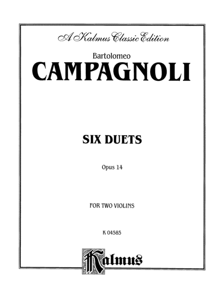 Six Duets, Op. 14