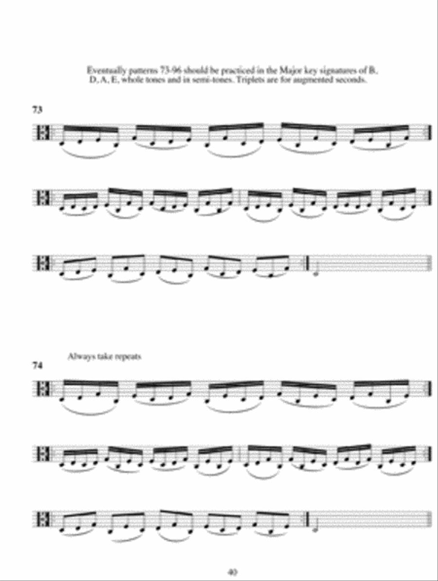 Speed-Reading for Viola Viola scores gallery preview page 3