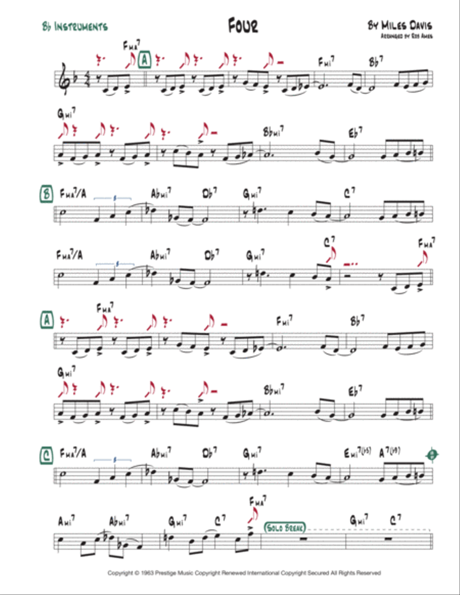 Four Voice scores gallery preview page 3