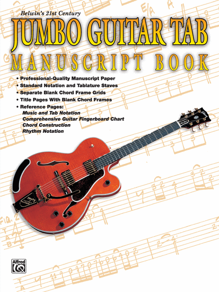 21st Century Jumbo Guitar Tab Manuscript