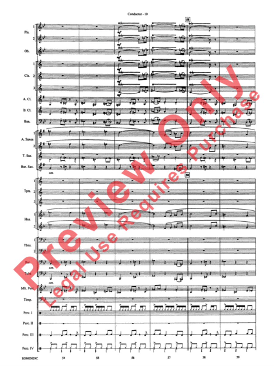 The Last Battle Concert Band scores gallery preview page 13