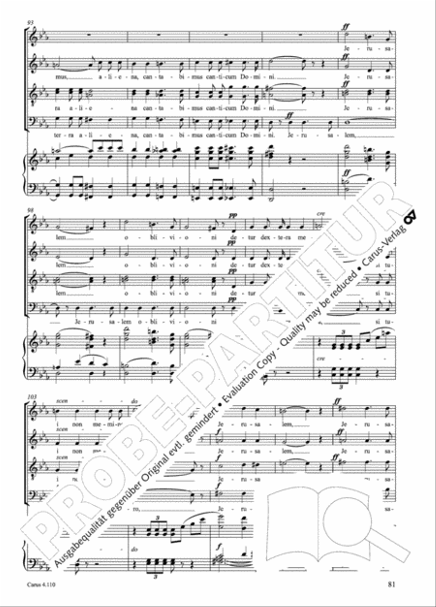 20 Latin Motets (Chants sacres latin/ 20 latein. Motetten) 4-Part scores gallery preview page 82