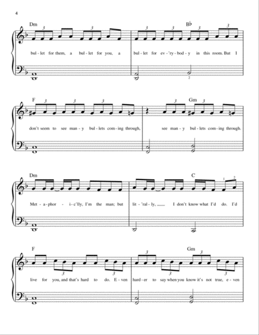 Ride Easy Piano scores gallery preview page 4