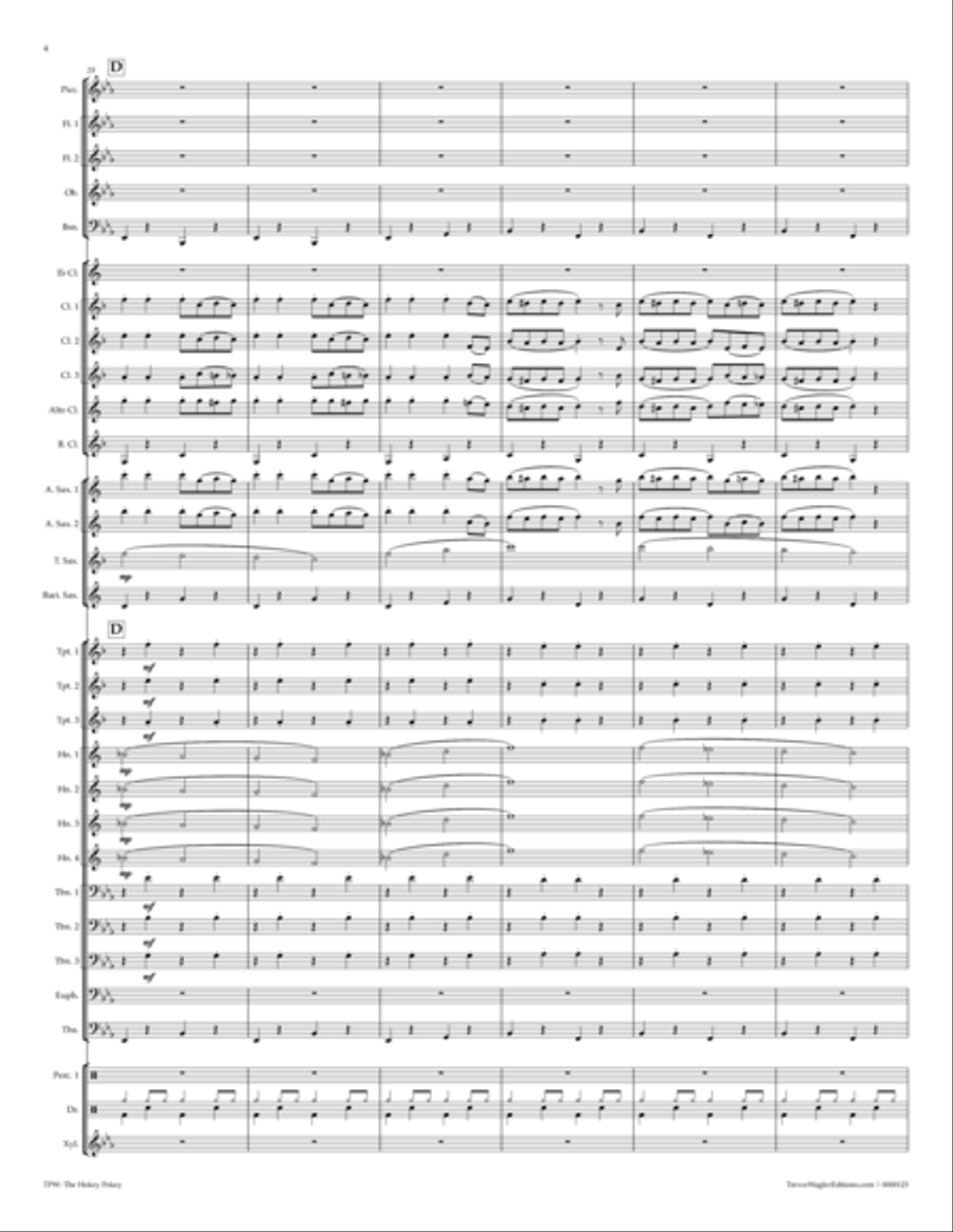 The Hokey Pokey Concert Band scores gallery preview page 6