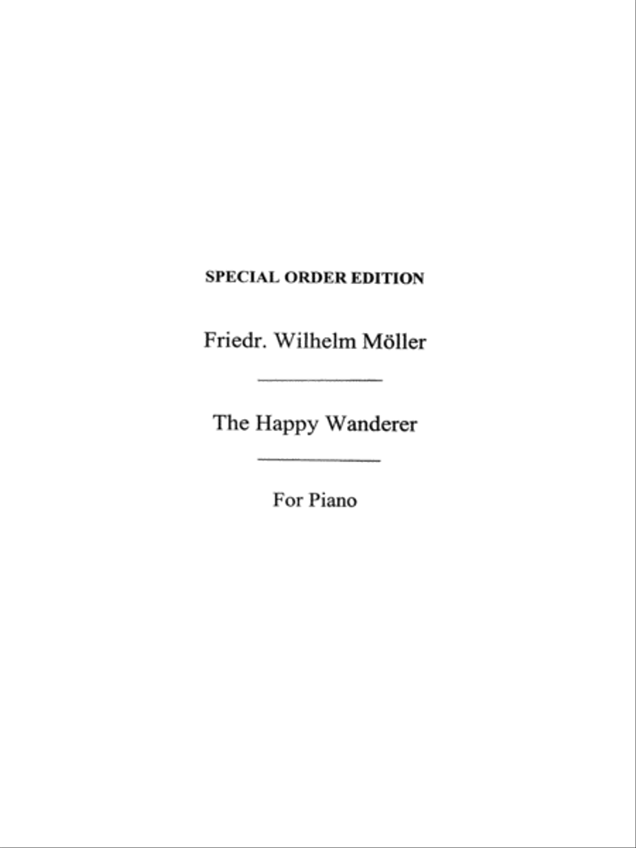 The Happy Wanderer Piano Transcription Piano Solo scores gallery preview page 1