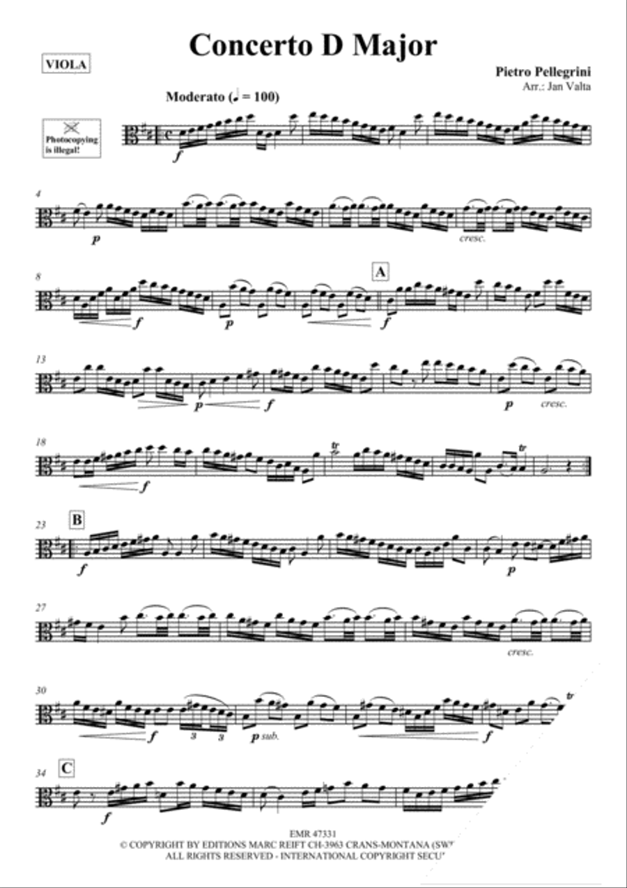 Concerto D Major Concerto D Major Piano Accompaniment scores gallery preview page 3