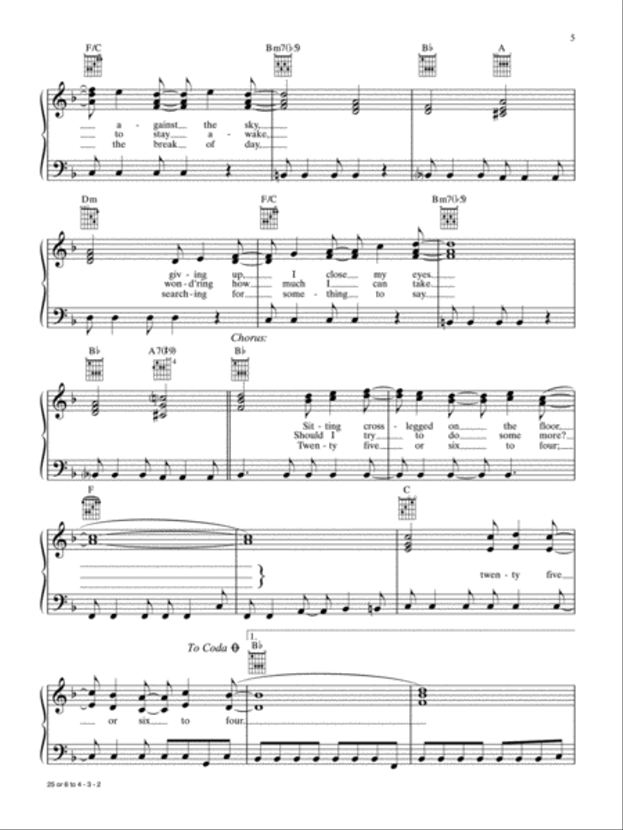 Alfred's Easy Piano Songs -- Rock & Pop Piano, Vocal, Guitar scores gallery preview page 5