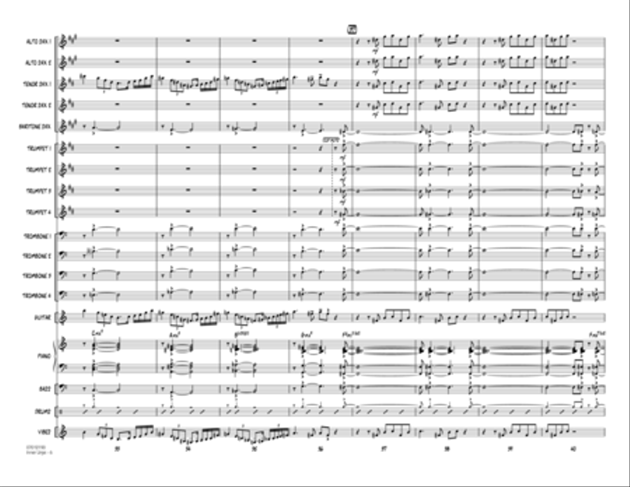 Inner Urge - Conductor Score (Full Score) Jazz Ensemble scores gallery preview page 6