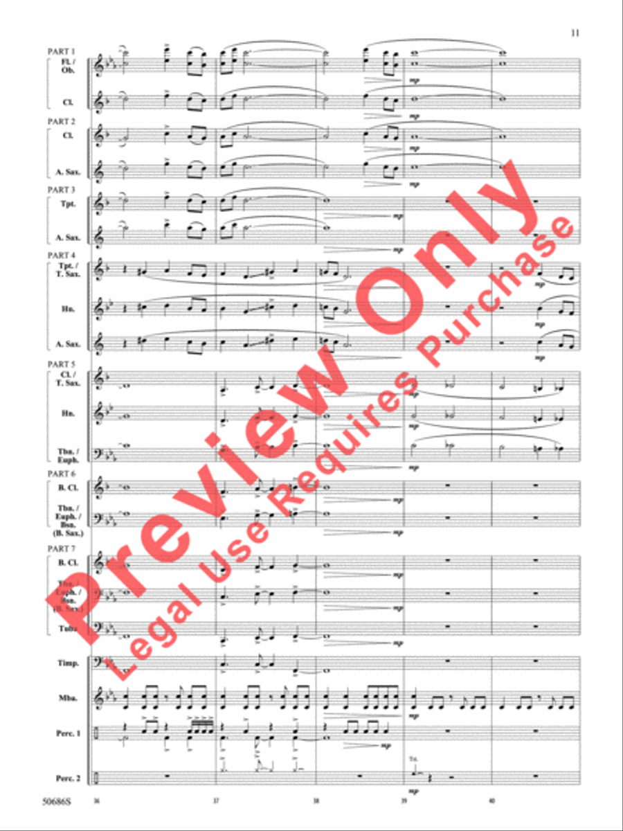 Tripwire Concert Band scores gallery preview page 12