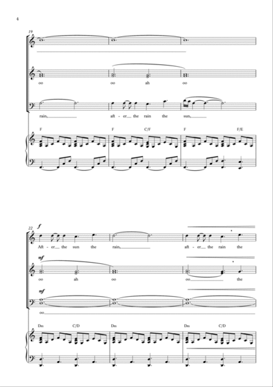 Glad That I Live Am I 3-Part scores gallery preview page 4