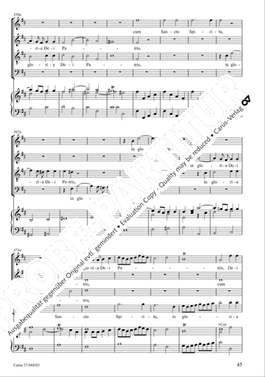 Messa per il Santissimo Natale 4-Part scores gallery preview page 46