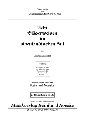 Acht Bläserweisen im alpenländischen Stil für Blechbläserquintett