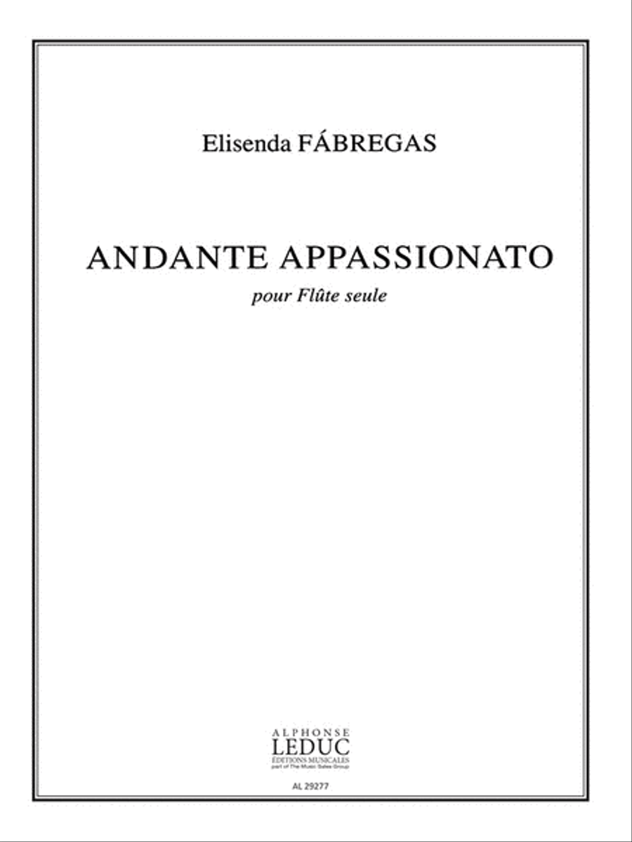 Andante Appassionato Flute Solo scores gallery preview page 1