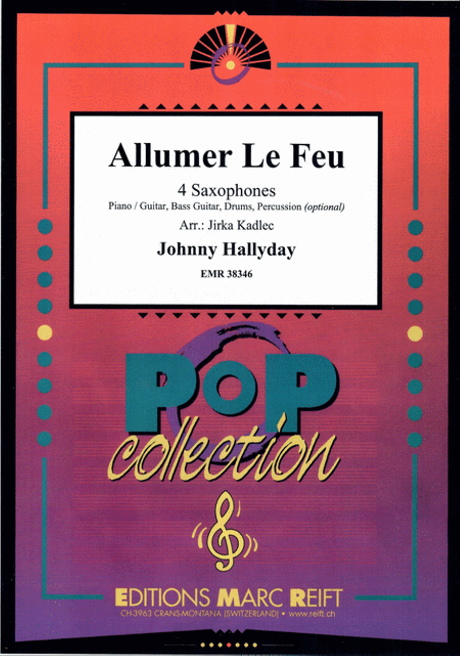 Allumer Le Feu Saxophone Ensemble scores gallery preview page 1